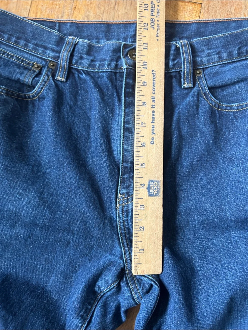 J. Crew Bleeker Athletic Fit Men's Navy Straight-Leg Jeans 36x30